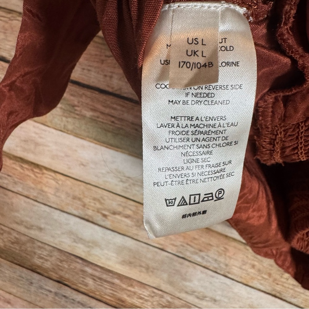 Free People Terracotta Floral Blouse - Picture 8 of 8